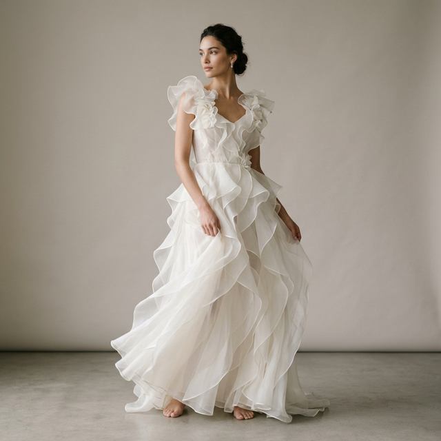 Organza Layered Gown